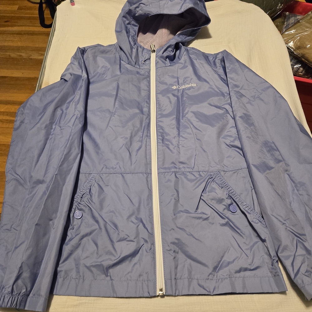 Columbia Sky Blue Windbreaker Jacket